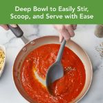 Picture of Flex-Core All Silicone Solid Deep Spoon - Charcoal