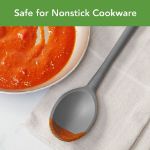 Picture of Flex-Core All Silicone Solid Deep Spoon - Charcoal