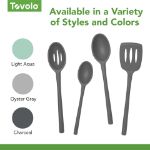 Picture of Flex-Core All Silicone Solid Deep Spoon - Charcoal