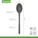 Picture of Flex-Core All Silicone Solid Deep Spoon - Charcoal